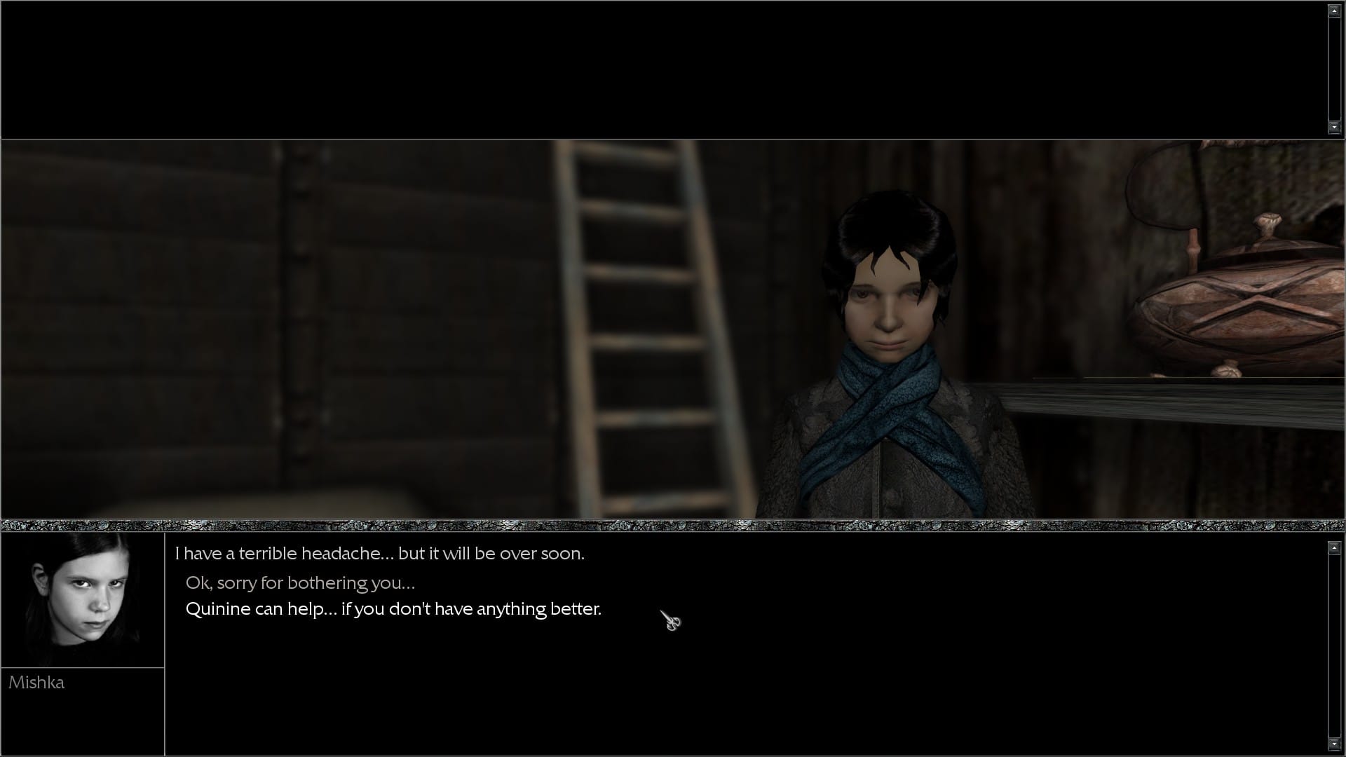 Pathologic conversation screenshot