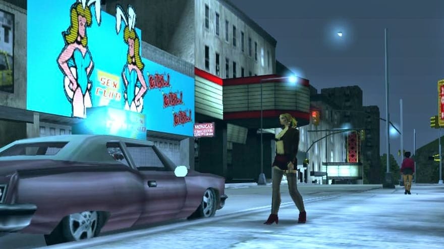 gta iii screenshot street