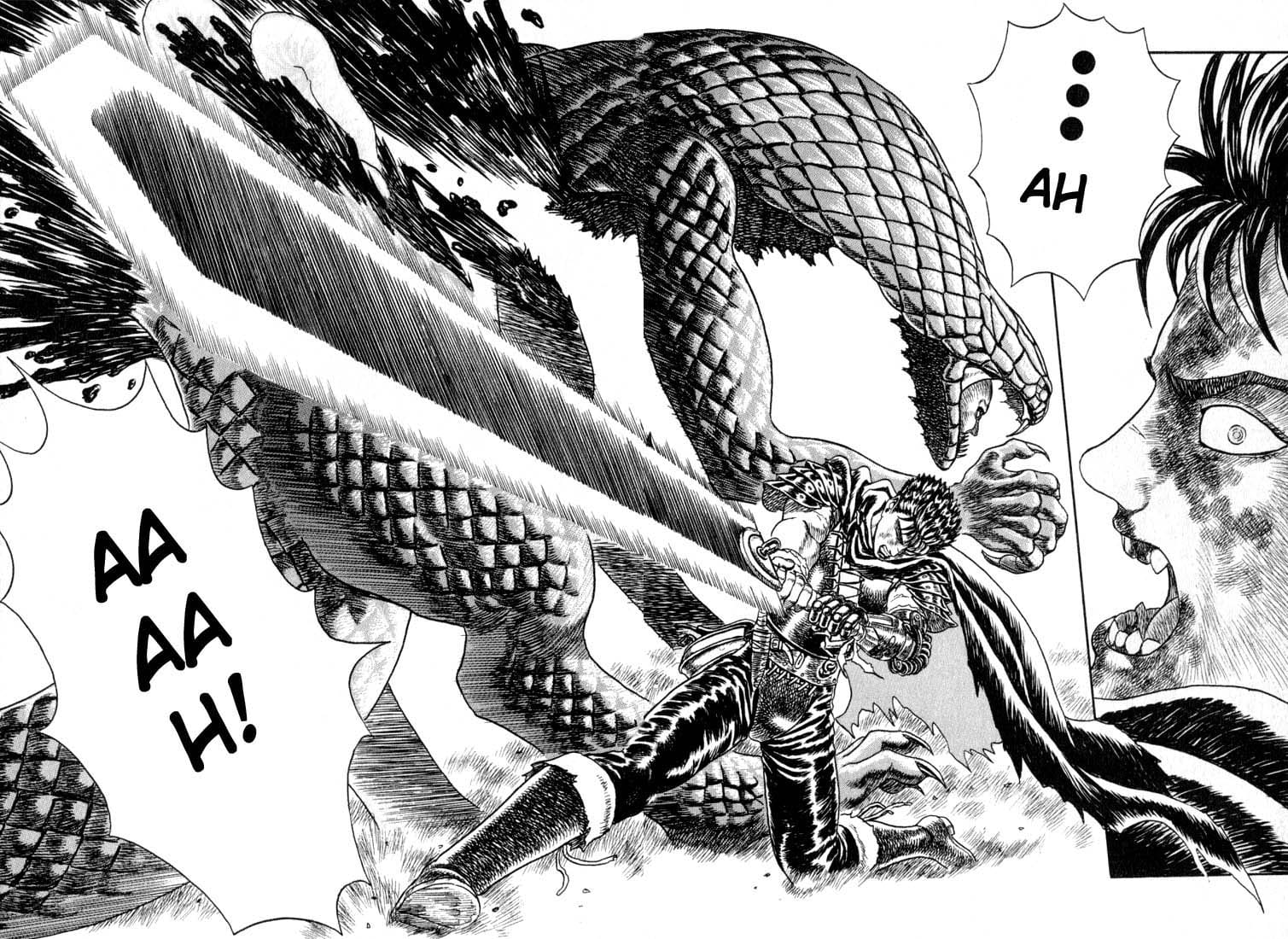 Panel from Berserk, Vol. 1 (1990)