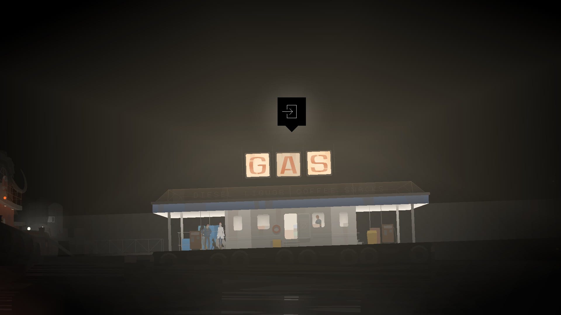 Kentucky Route Zero Act IV Gas station