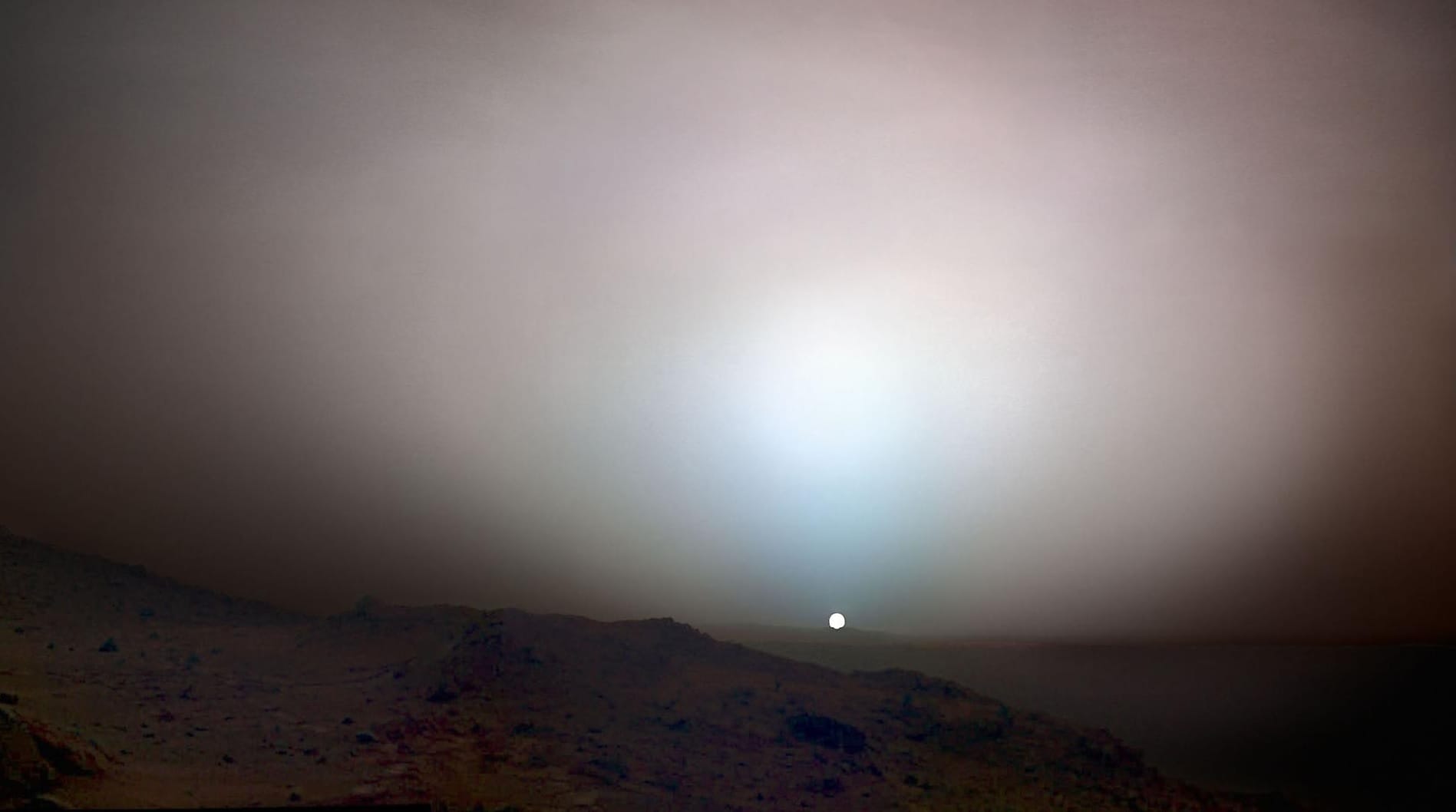 Mars sunset