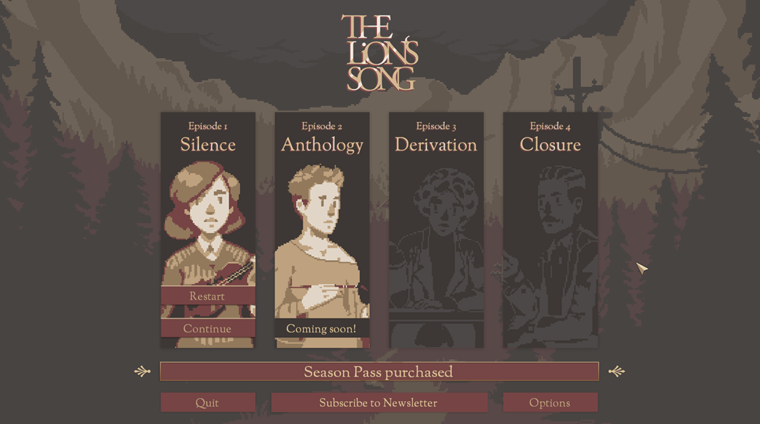 the lion's song chapter select