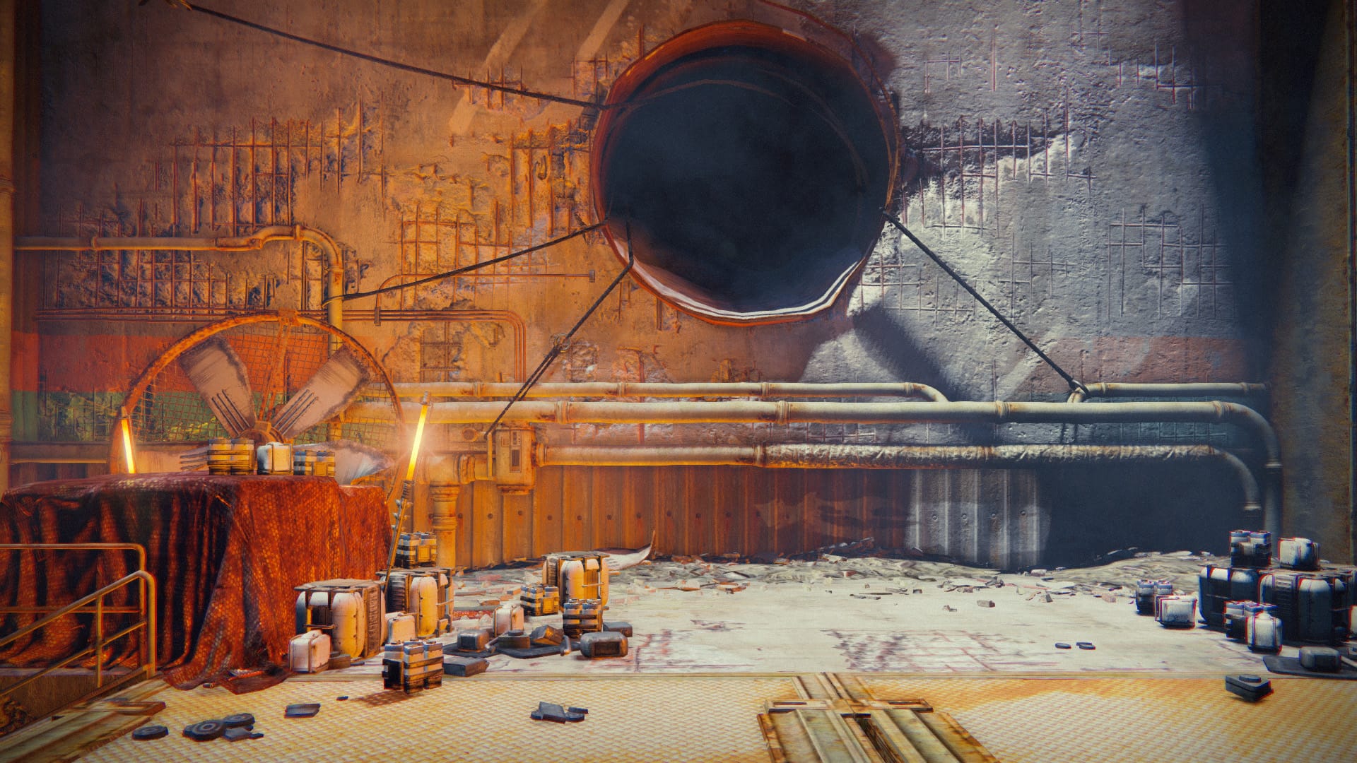 the hole in the wall from the first destiny gameplay shown