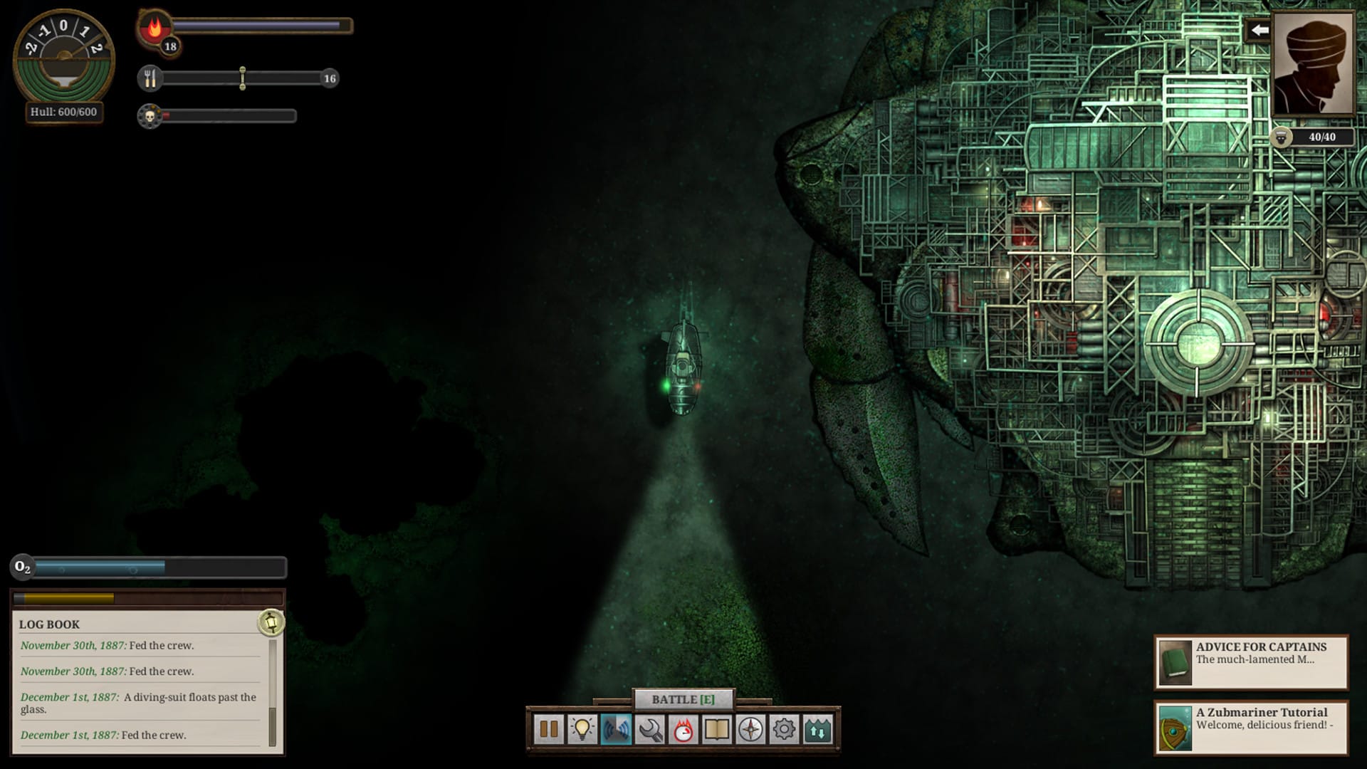 Sunless Sea Zubmariner