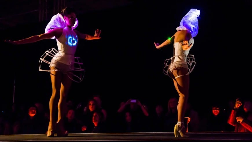 This light-up corset combines sexuality, technology and gaming