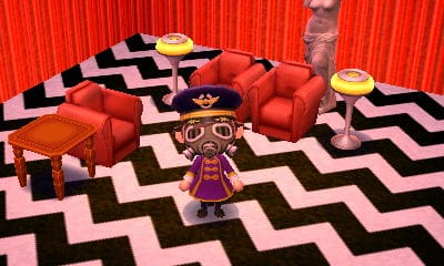 Witness Twin Peaks’ Red Room in Animal Crossing: New Leaf