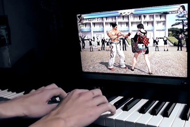 Make beautiful chin music playing Tekken with this keyboard controller