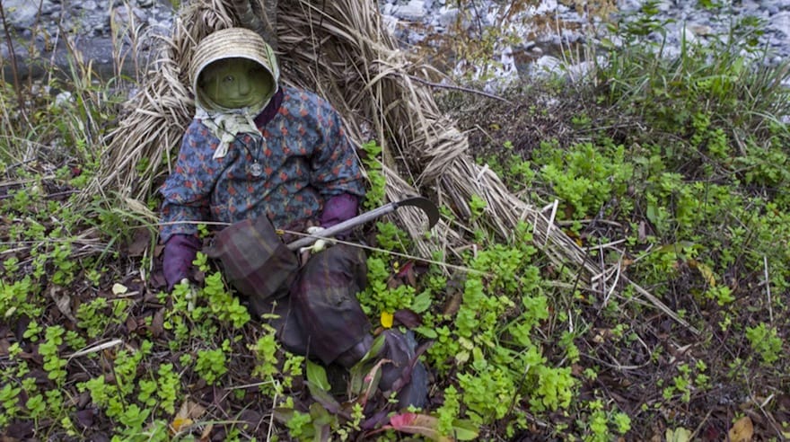 Watch how a Japanese villager is replacing the dead with real-life NPCs
