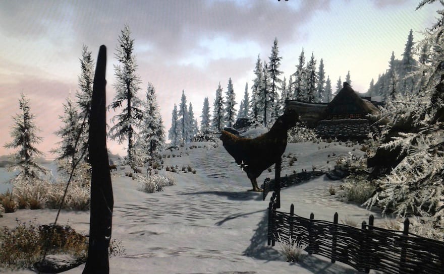 Today in Skyrim mods: This giant killer rooster means business