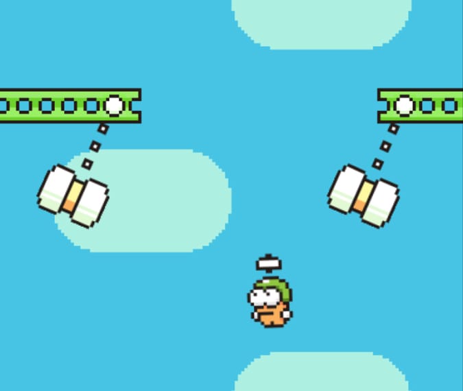 I played Swing Copters for an hour and all I got was this lousy sense of depression