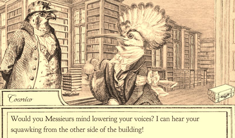 Introducing Aviary Attorney, a game about a bird lawyer