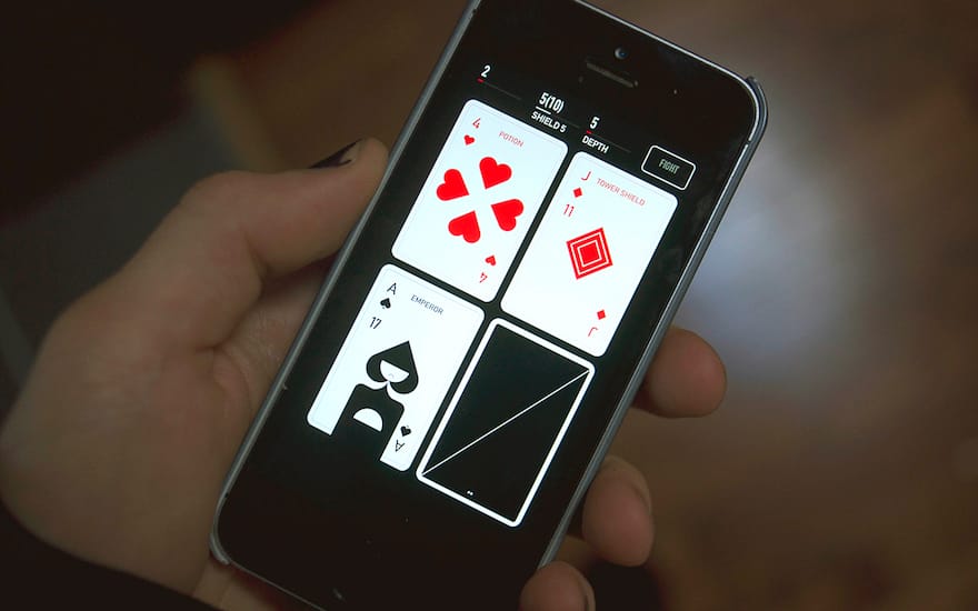 The latest place you can explore dungeons? A deck of cards