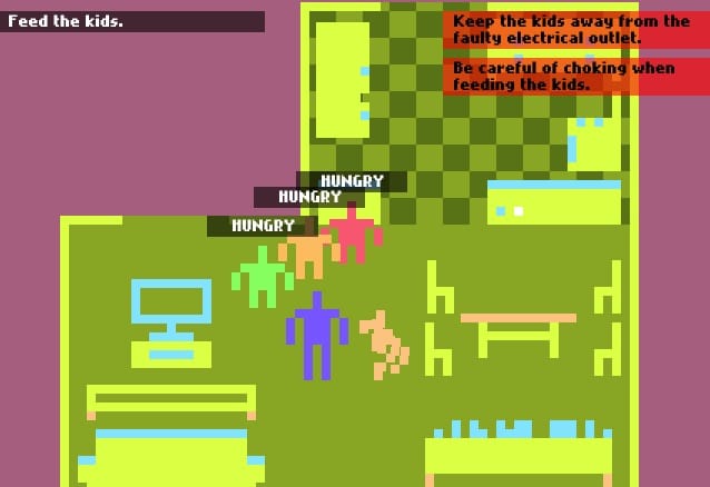 A videogame about being a parent is as stressful as it should be