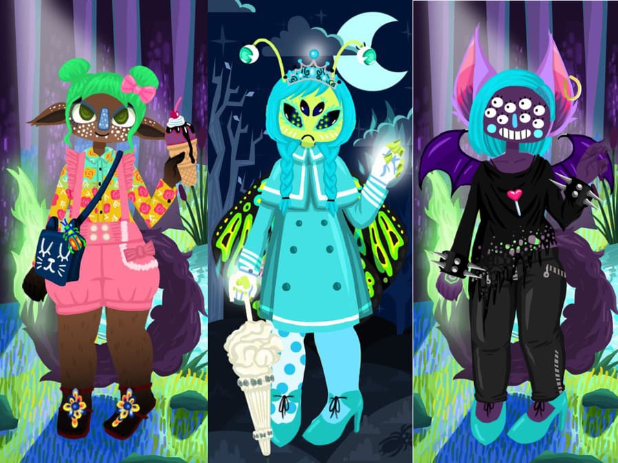 Learn to love your inner and outer hideousness with Monster Dress Up