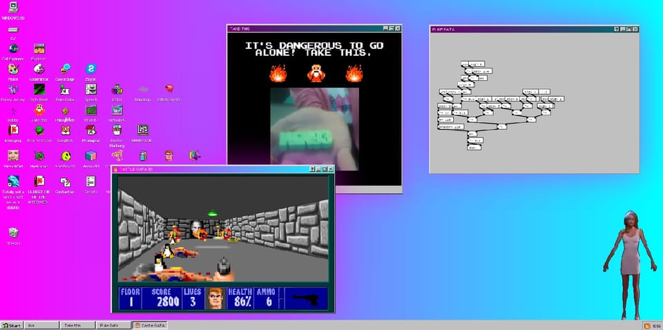 Windows93 is the operating system that internet culture really wants