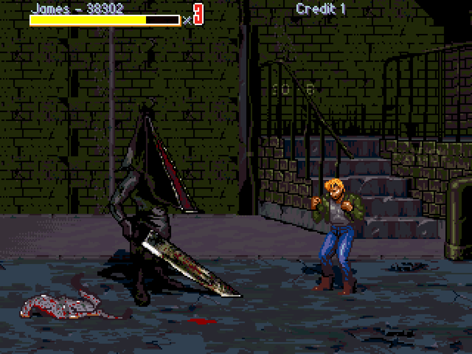 Silent Hill becomes a beat ’em up in this Streets of Rage mash-up