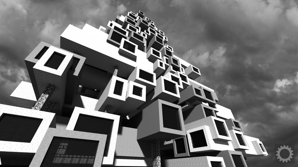 Brutalism has found a second life in Minecraft