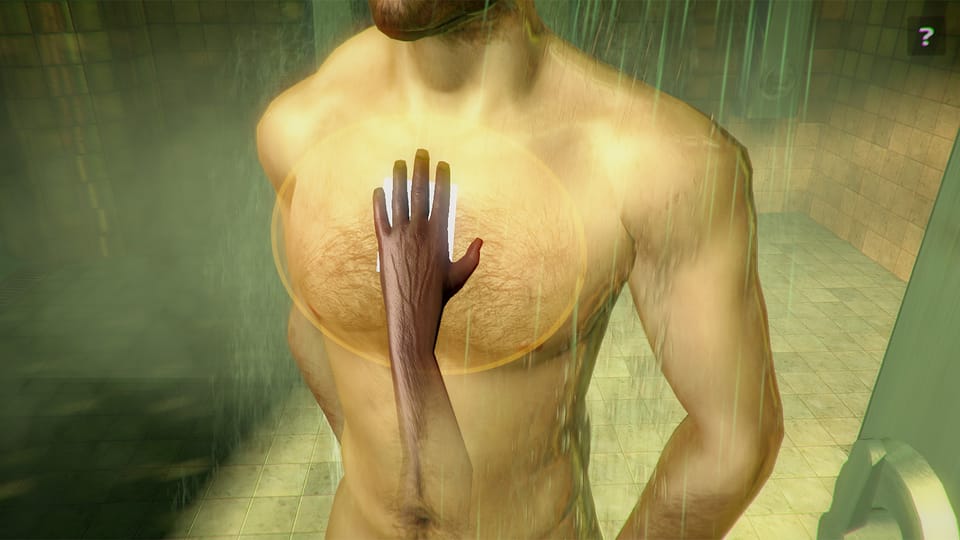 Scrub a hunk down in this gay shower room fantasy