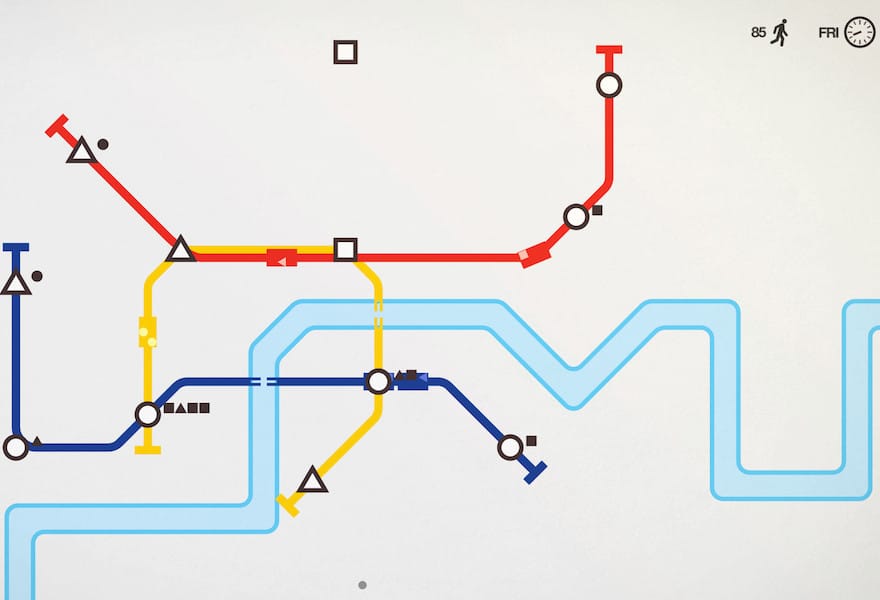 Learn the science of the subway in Mini Metro