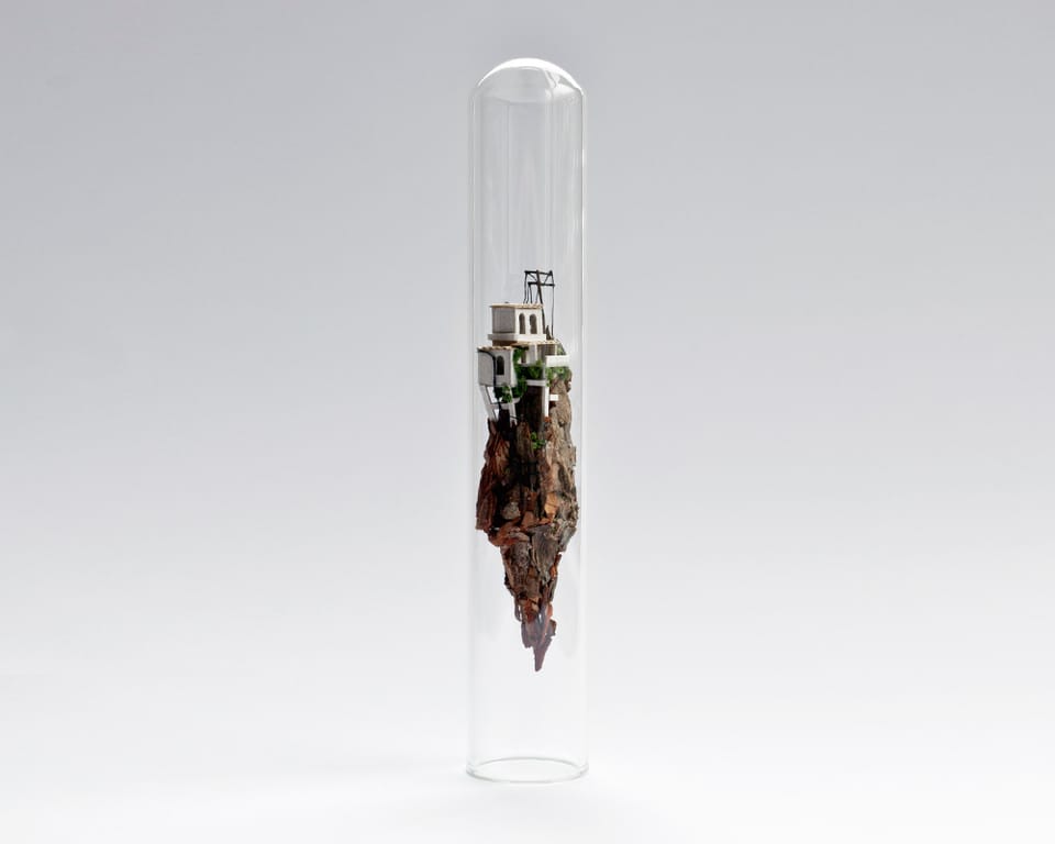 Metaphor or not, these little towers in test tubes are beautiful