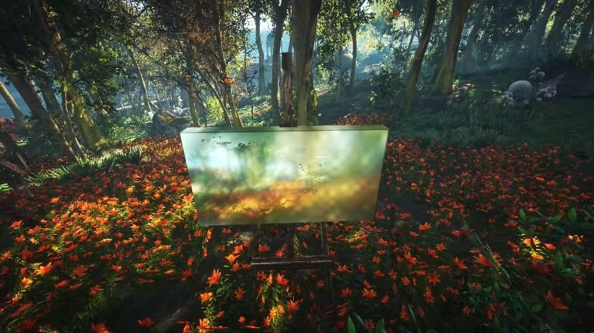 Eastshade will let you paint its idyllic landscapes as you explore