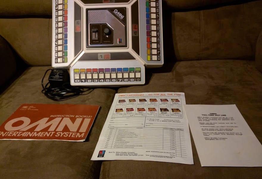 A closer look at the audio game console from 1980