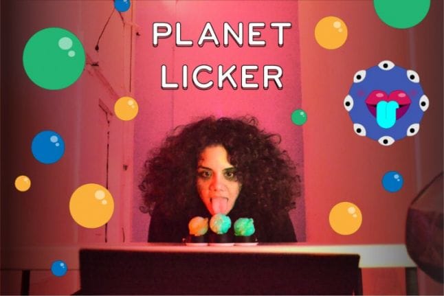 Planet Licker, a game that you play with your tongue