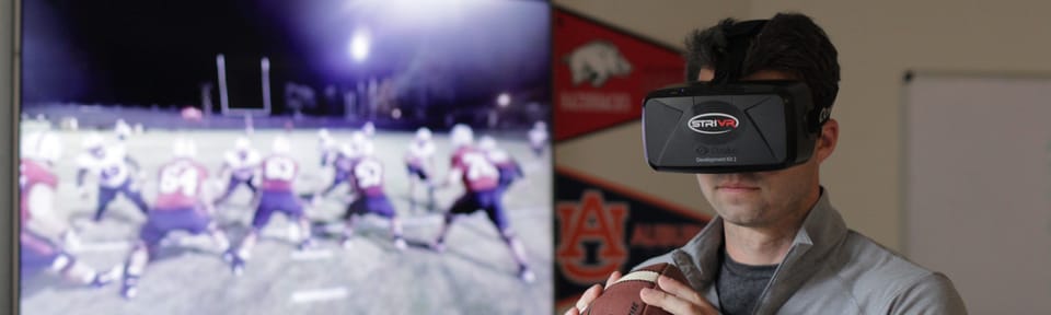 Football players now use 360-degree video to improve their skills