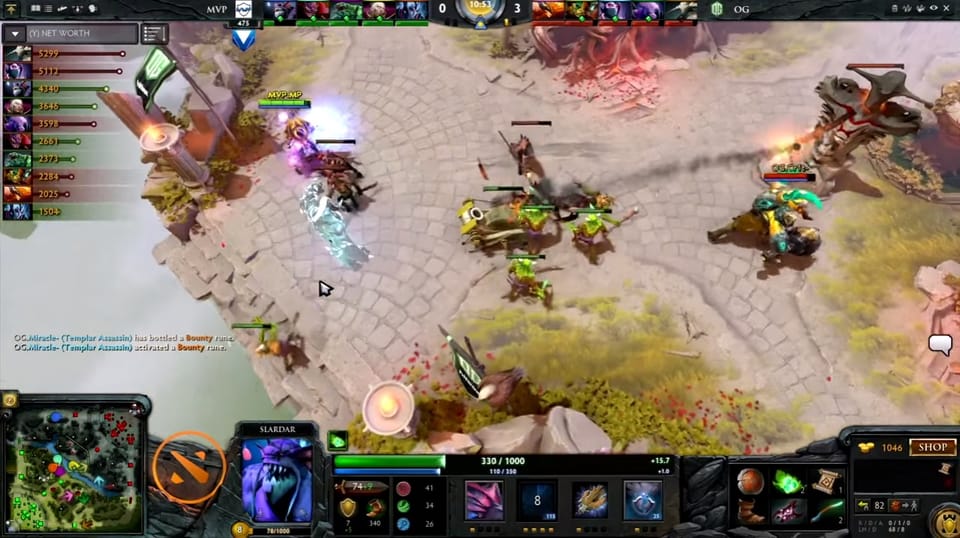 Watch a rare, perfect game of Dota 2