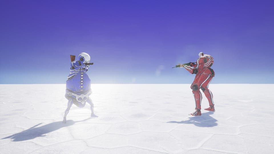 Morphies Law, a ridiculous shooter about growing and shrinking body parts