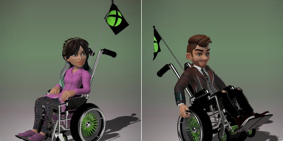 Xbox Avatars acknowledge wheelchair users at long last