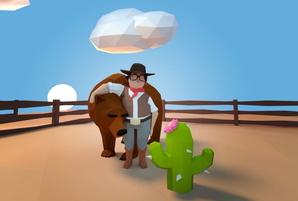 Bear Rodeo is a madcap experiment in videogame physics