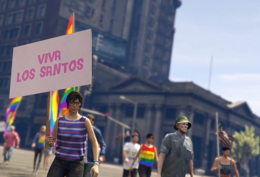 Los Santos Pride mod gives GTA a much-needed queering