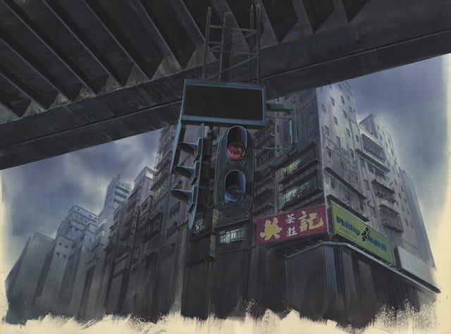 An exhibit for admiring the labyrinthian cityscapes of anime architecture