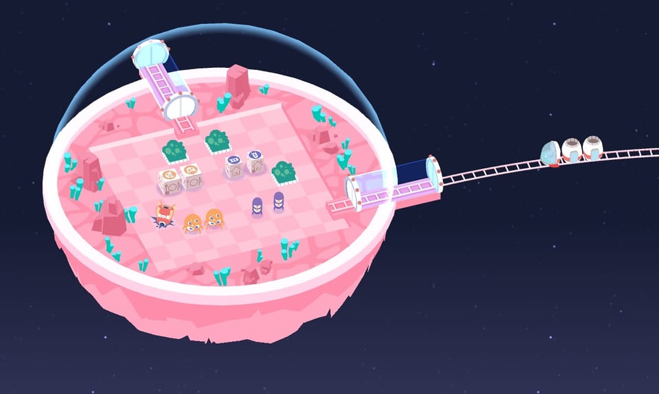 Cosmic Express will give you the opportunity to swear at cute space trains