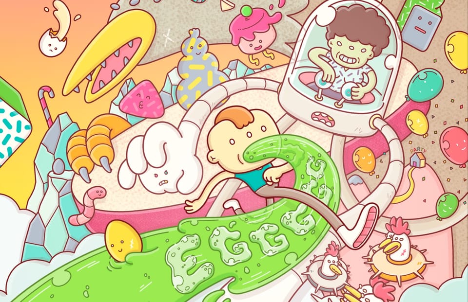 A videogame about puking shouldn’t be this darn cute