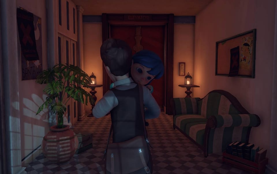 A daddy-daughter stealth game about escaping a war-torn city