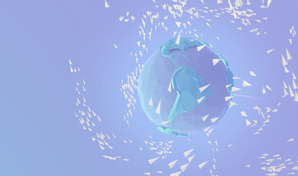 New game lets you throw paper planes to people around the world