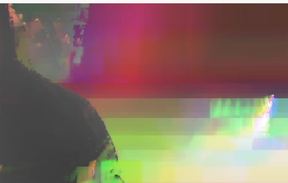 Find bliss in the noisy glitch-visuals of RŌA