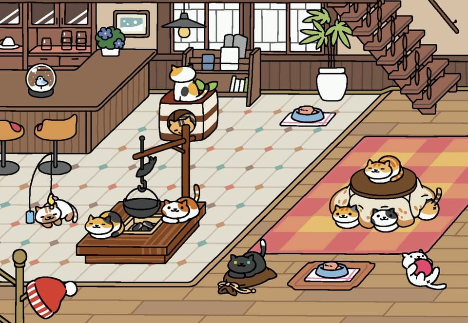 Neko Atsume’s cats wash their faces now, plus there’s a new mysterious cat …