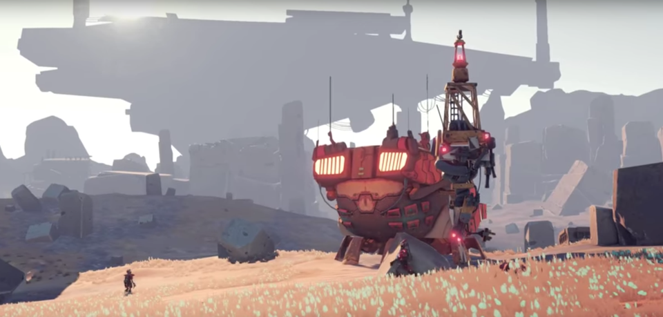 A closer look at the clunky bots and boxy spaceships of The Signal From Tölva